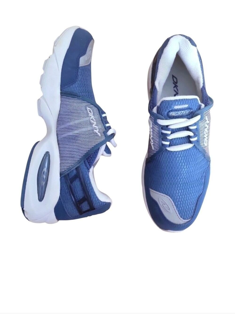 DKNY "Arriba" Sneakers Size 8 Uniform Blue Mesh Athletic Shoe